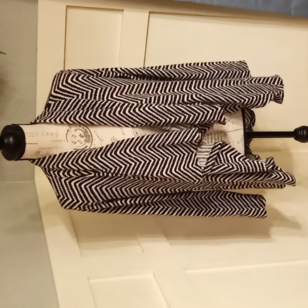 Skies Are Blue Black& White Draped Cardigan